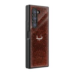 Amber Shadow Samsung Z Fold Glass Case