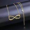 Infinity Couple Name Necklace