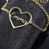 Inside Heart Name Necklace