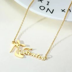 Personalized Heels Name Necklaces