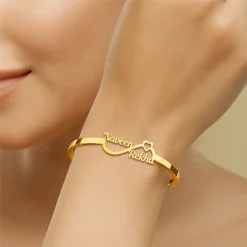 Infinity Couple Name Bracelet