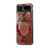 Circular Medallion Rug Samsung Z Flip Glass Case