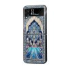 Blue Mosque Art Samsung Z Flip Glass Case
