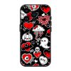 Kawaii Goth Sticker Silicone Case