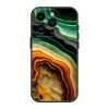 Green Marble Abstract Silicone Case