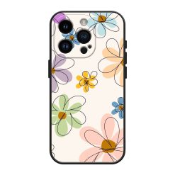 Abstract Floral Silicone Case