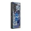 Blue Persian Carpet Art Samsung Z Fold Glass Case