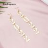 Birth Year Hook Name Earrings