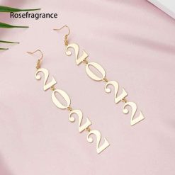 Birth Year Hook Name Earrings