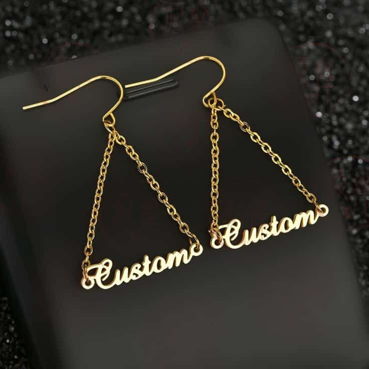 My Signature Name Earrings