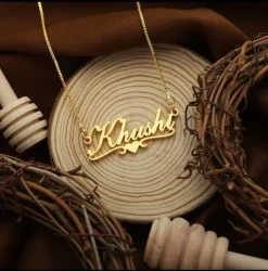 Bottom Heart Style Name Necklace