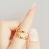 Stylish Couple Name Ring