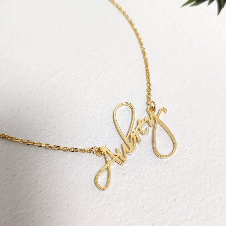 Cursive Stylish Name Necklace - Image 2