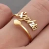 Heart Name Ring