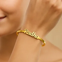 Personalized Name Cuff Bracelet