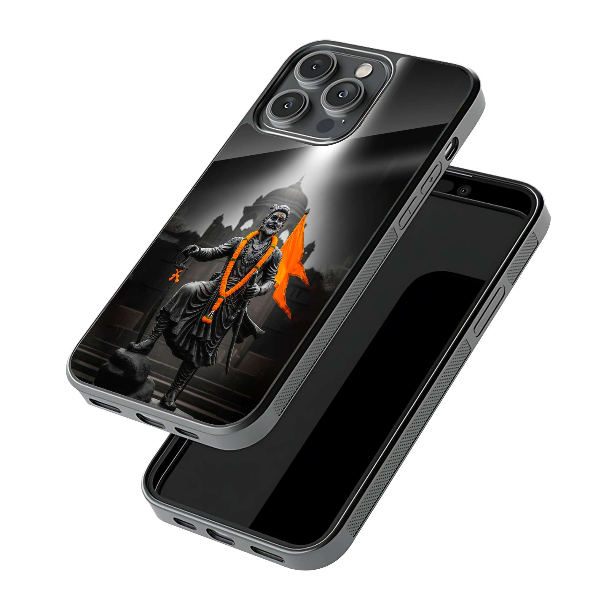 Shivaji Maharaj Glass Case - Image 3