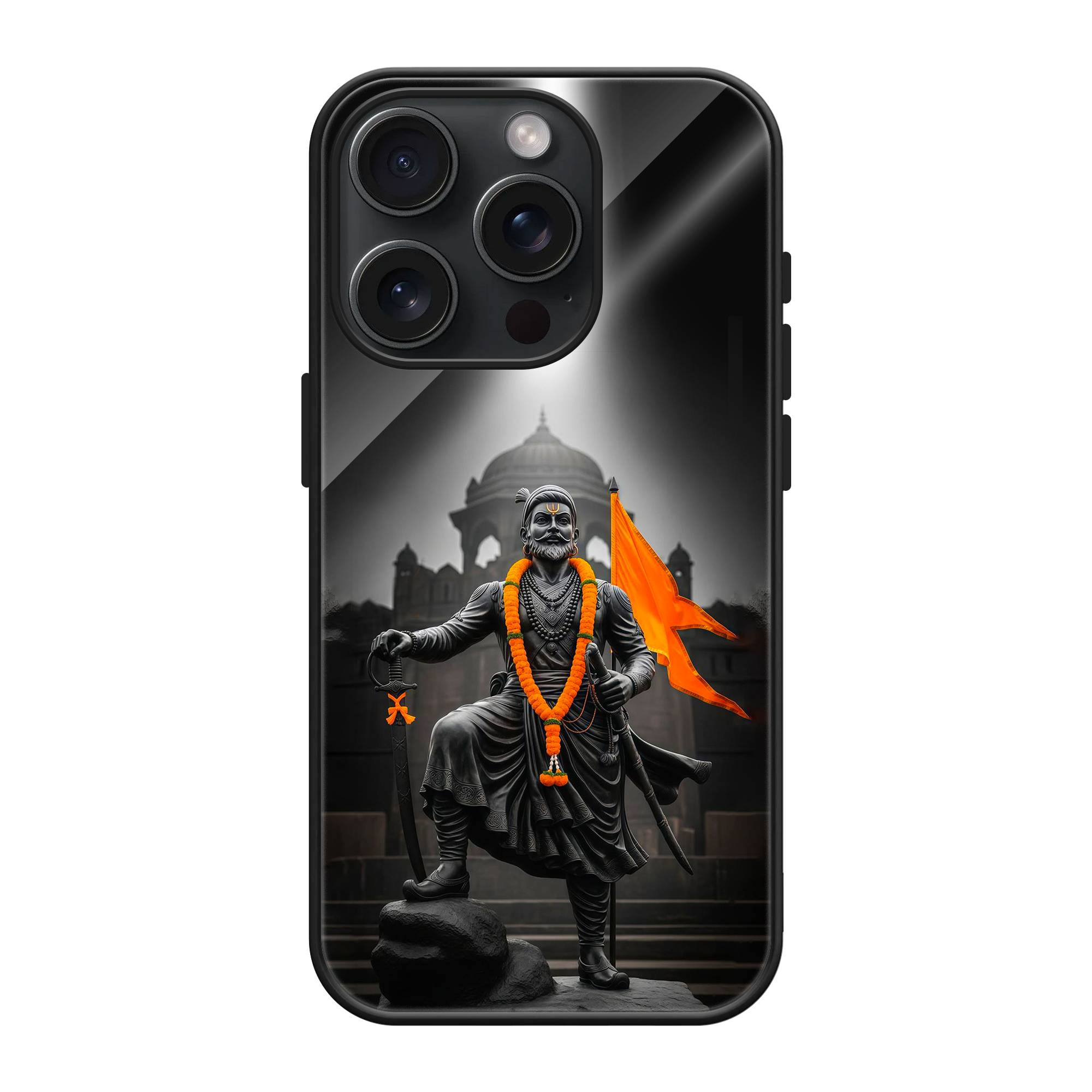 Shivaji Maharaj Glass Case
