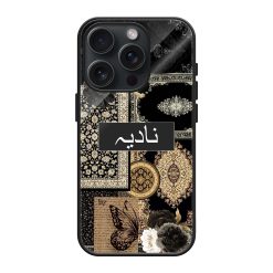 Obsidian Ledger Glass Name Case