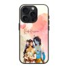 Radha-Krishna Heart Glass Case
