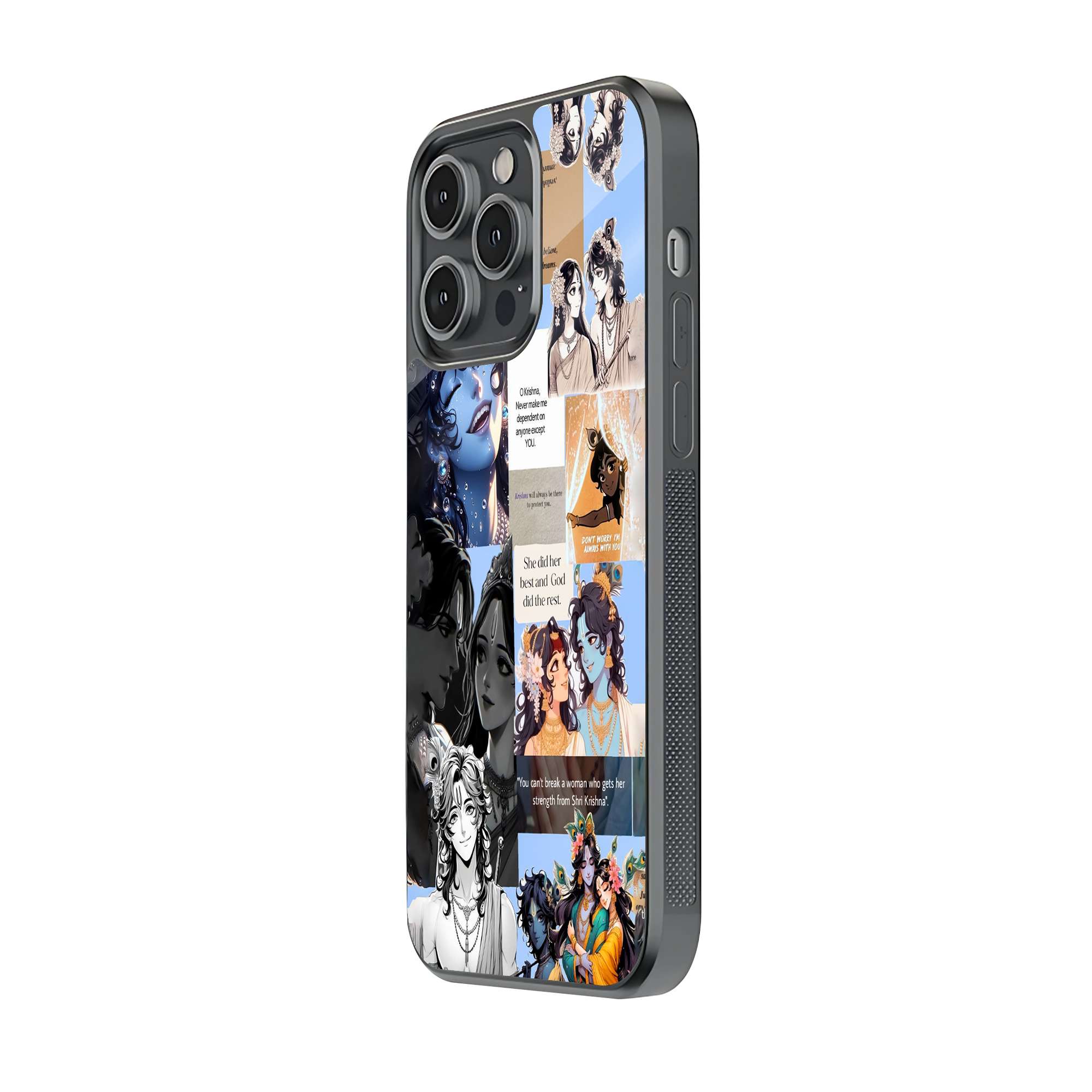 Radhakrishna Collage Glass Case - Image 2