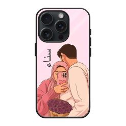 Blush Reflection Glass Name Case