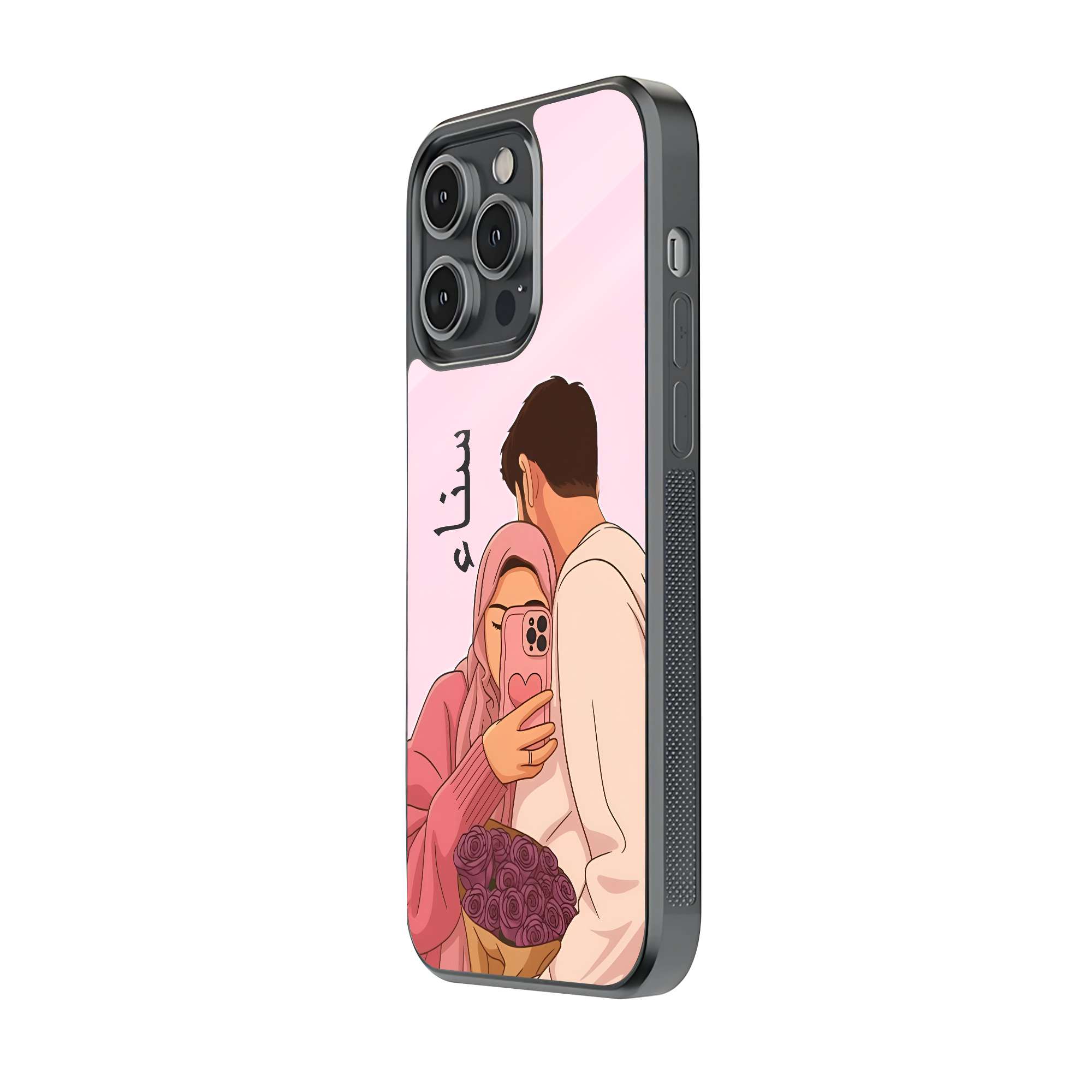 Blush Reflection Glass Name Case - Image 2