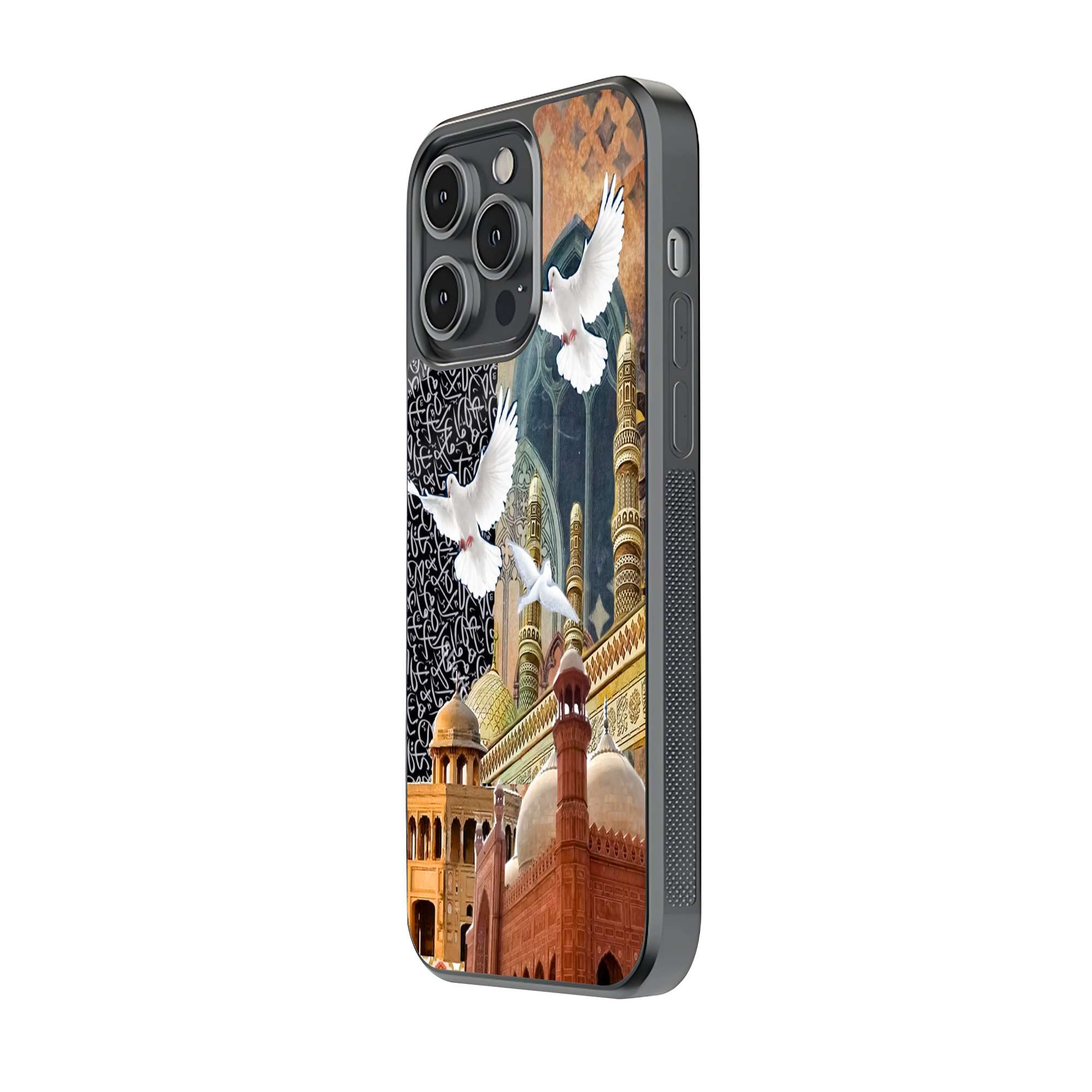 White Doves Glass Case - Image 2