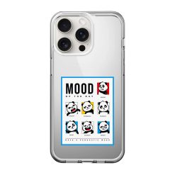 Weekly Panda Moods Clear Case
