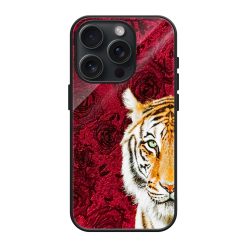 Tiger Portrait Glass Case
