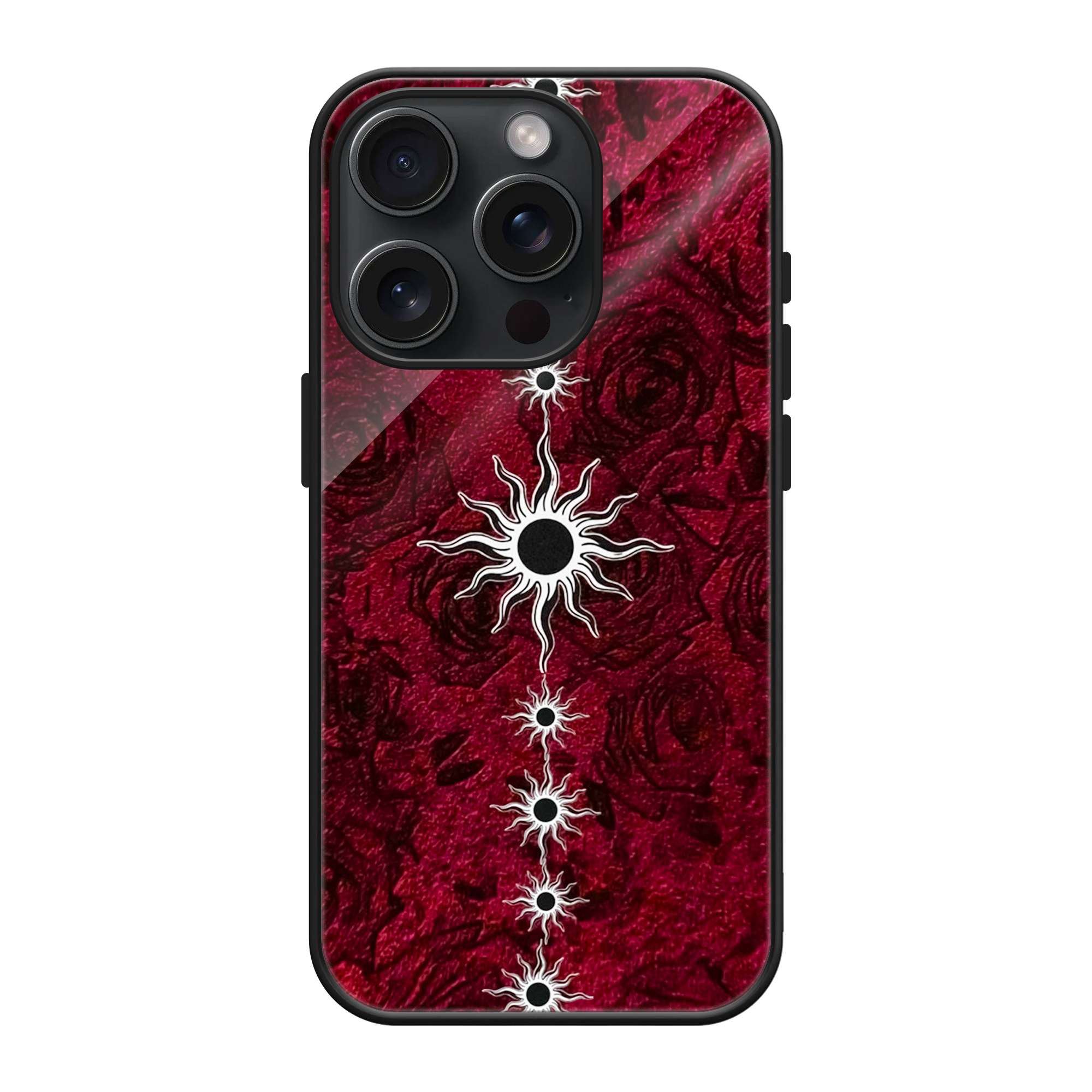 Sun Symbolism Glass Case