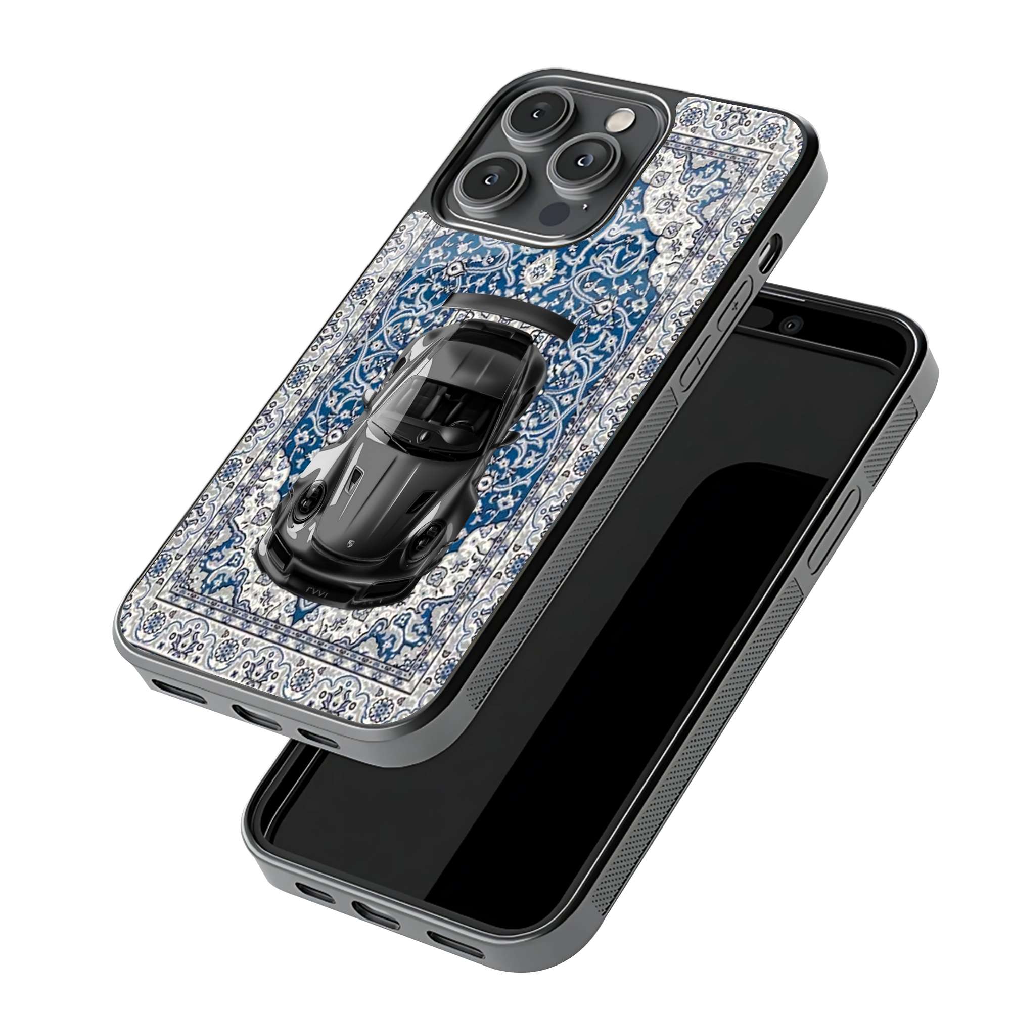 Porsche Persian Carpet Glass Case - Image 3