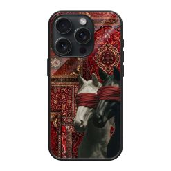 Persian Blind Horse Rug Glass Case