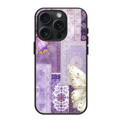 Lavender Butterfly Rug Glass Case