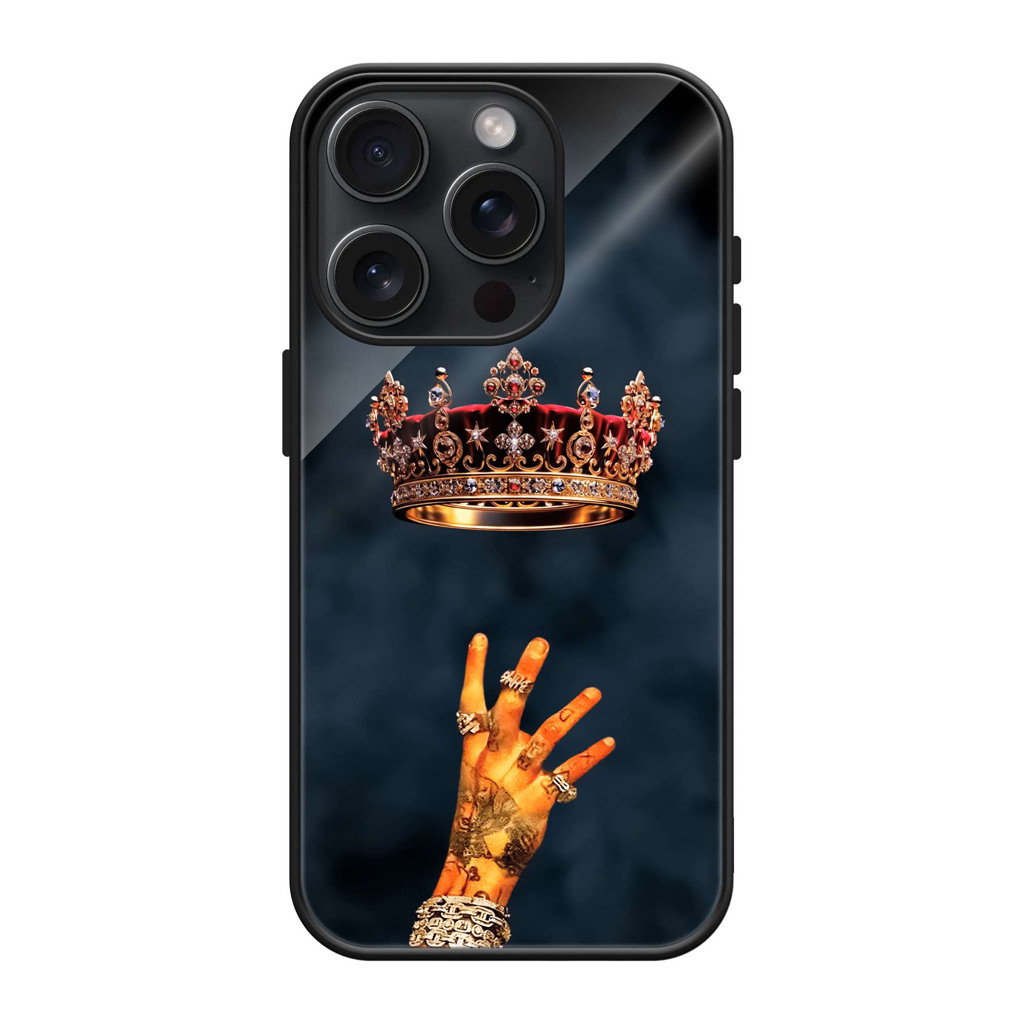 Ornate Crown Glass Case