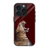 Leopard Minimalist Art Glass Case