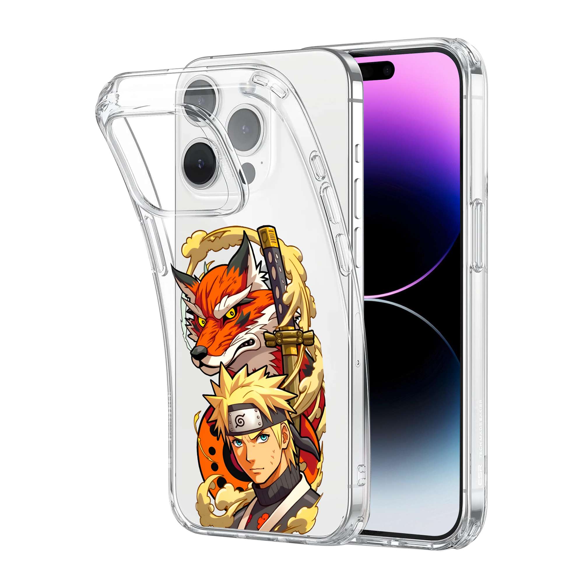 Naruto Fox Clear Case - Image 2