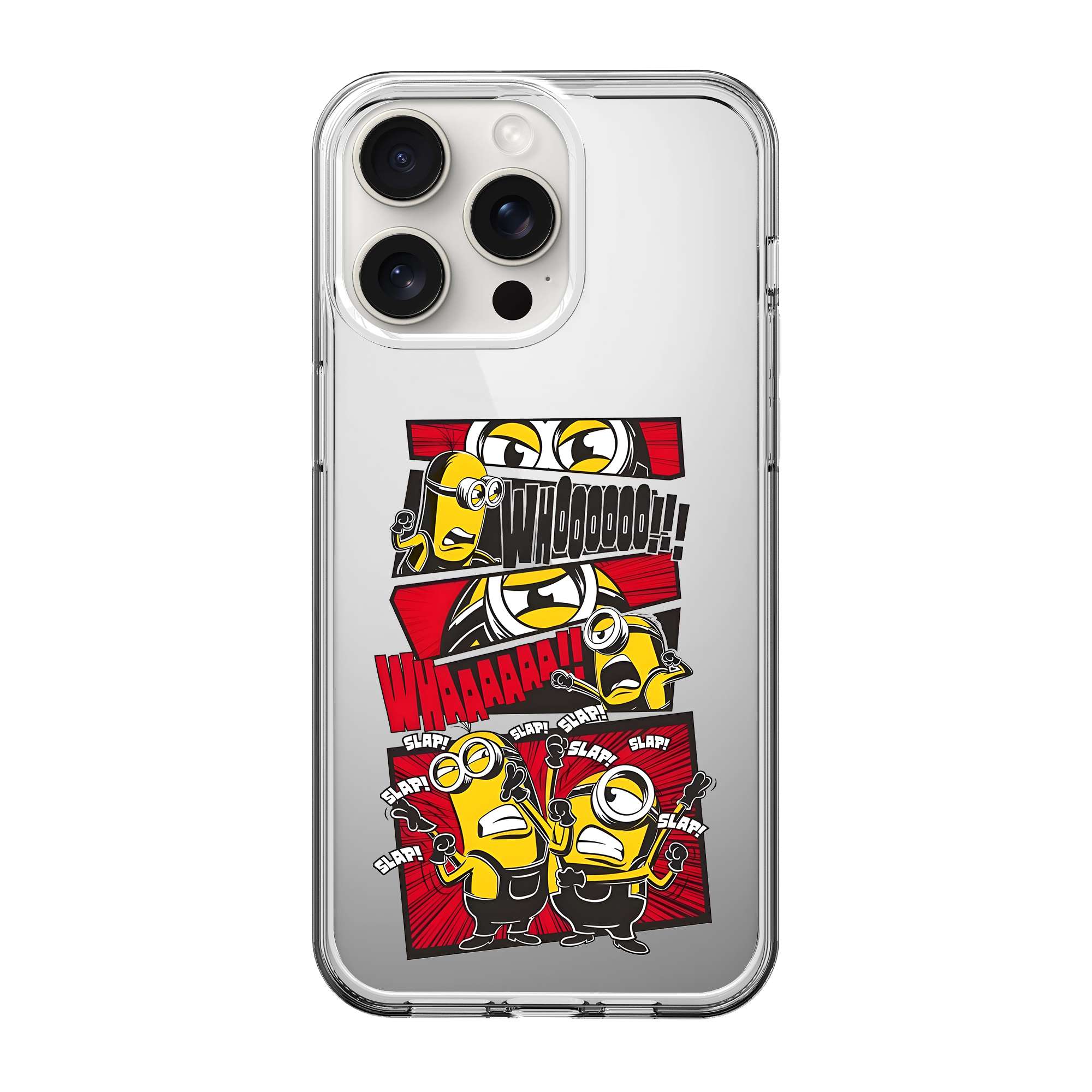 Minion Action Comic Clear Case