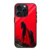 Friesian Red Horse Glass Case