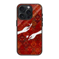 Floating Hand Butterflies Glass Case