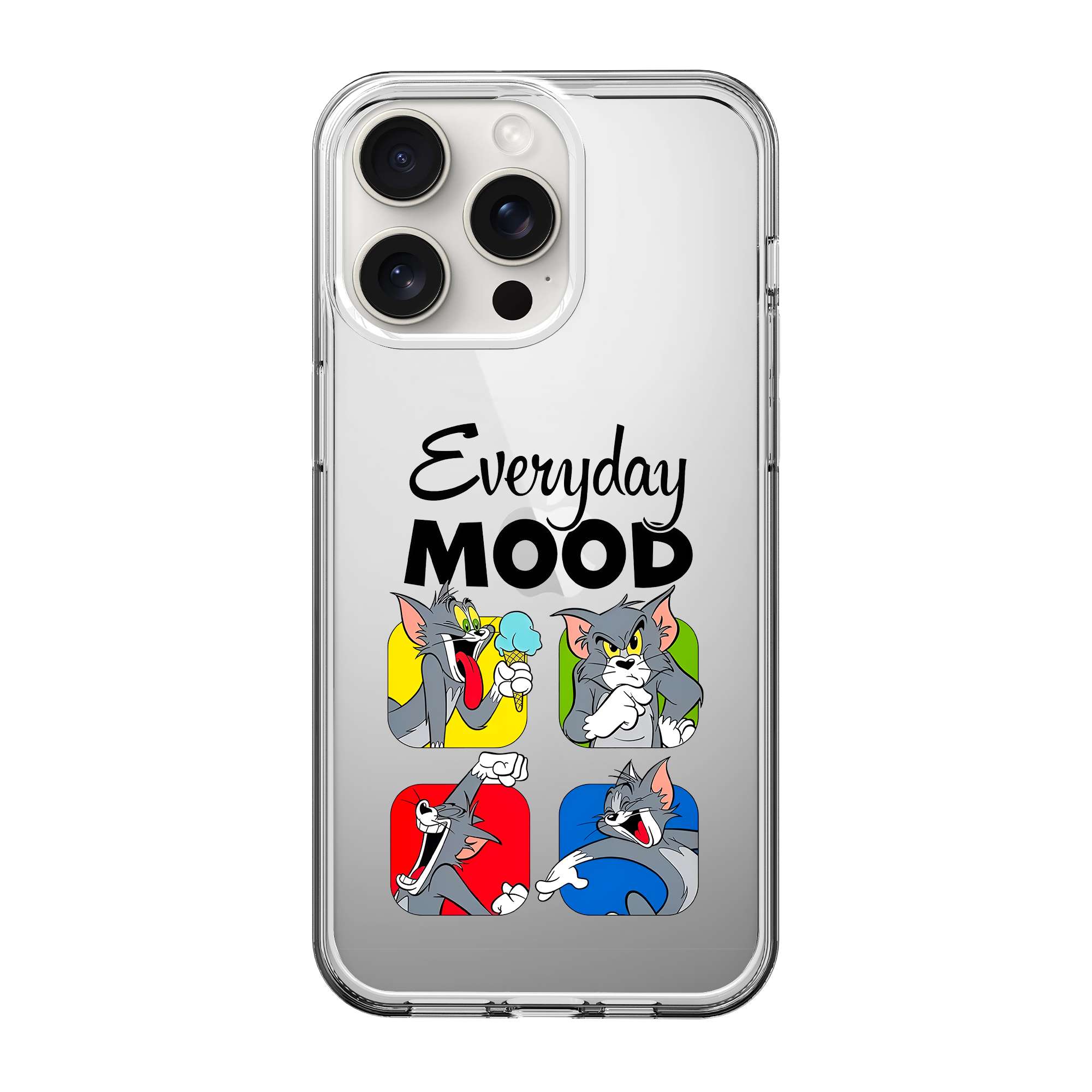 Everyday Tom Moods Clear Case