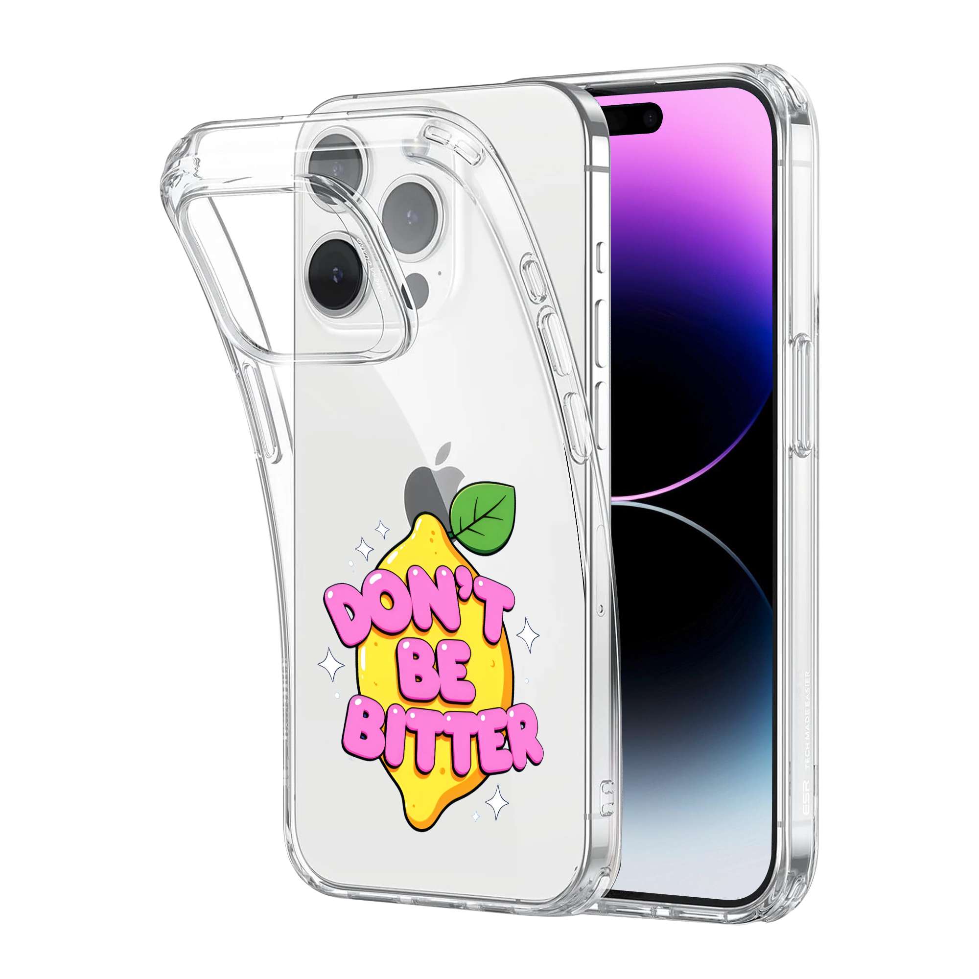 Don’t Be Bitter Clear Case - Image 2
