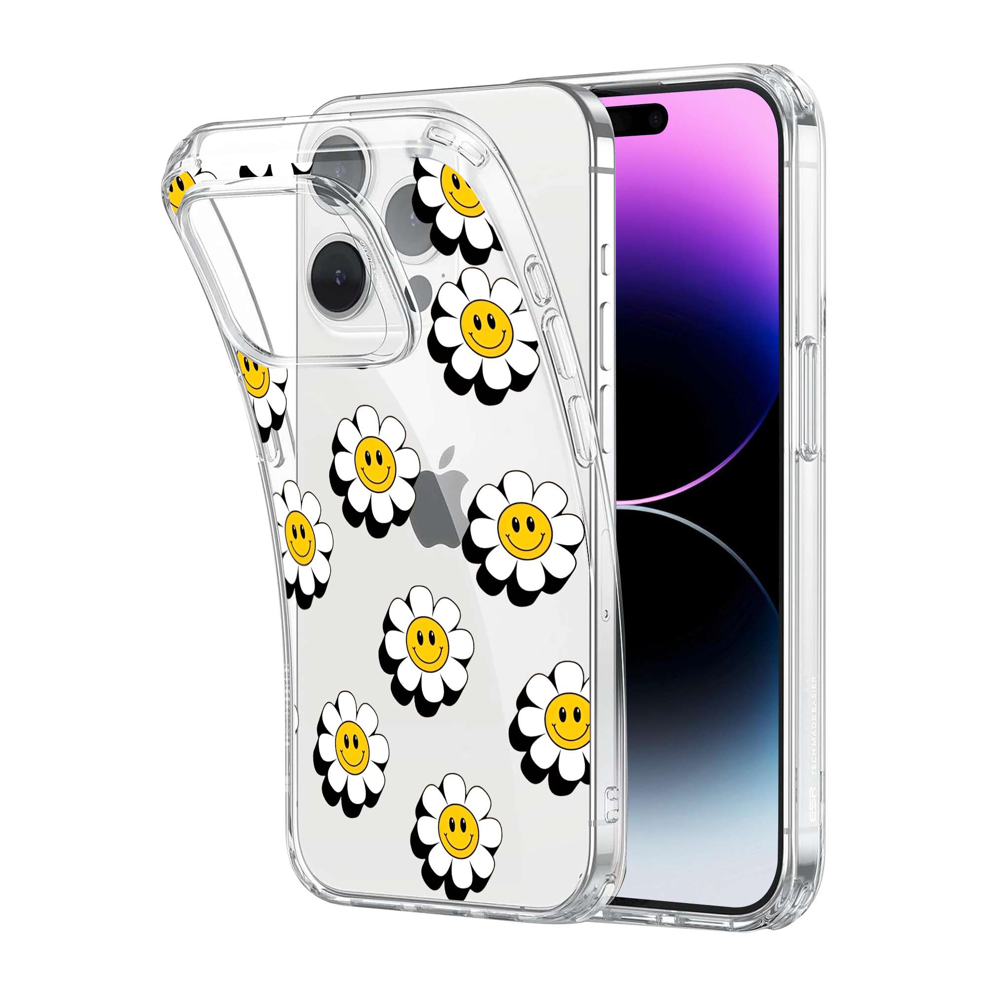 Daisy Smiley Clear Case - Image 2
