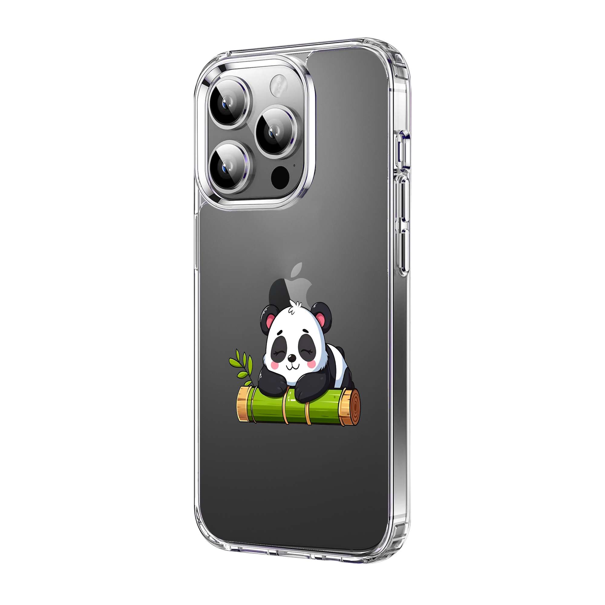Cute Panda Clear Case - Image 3