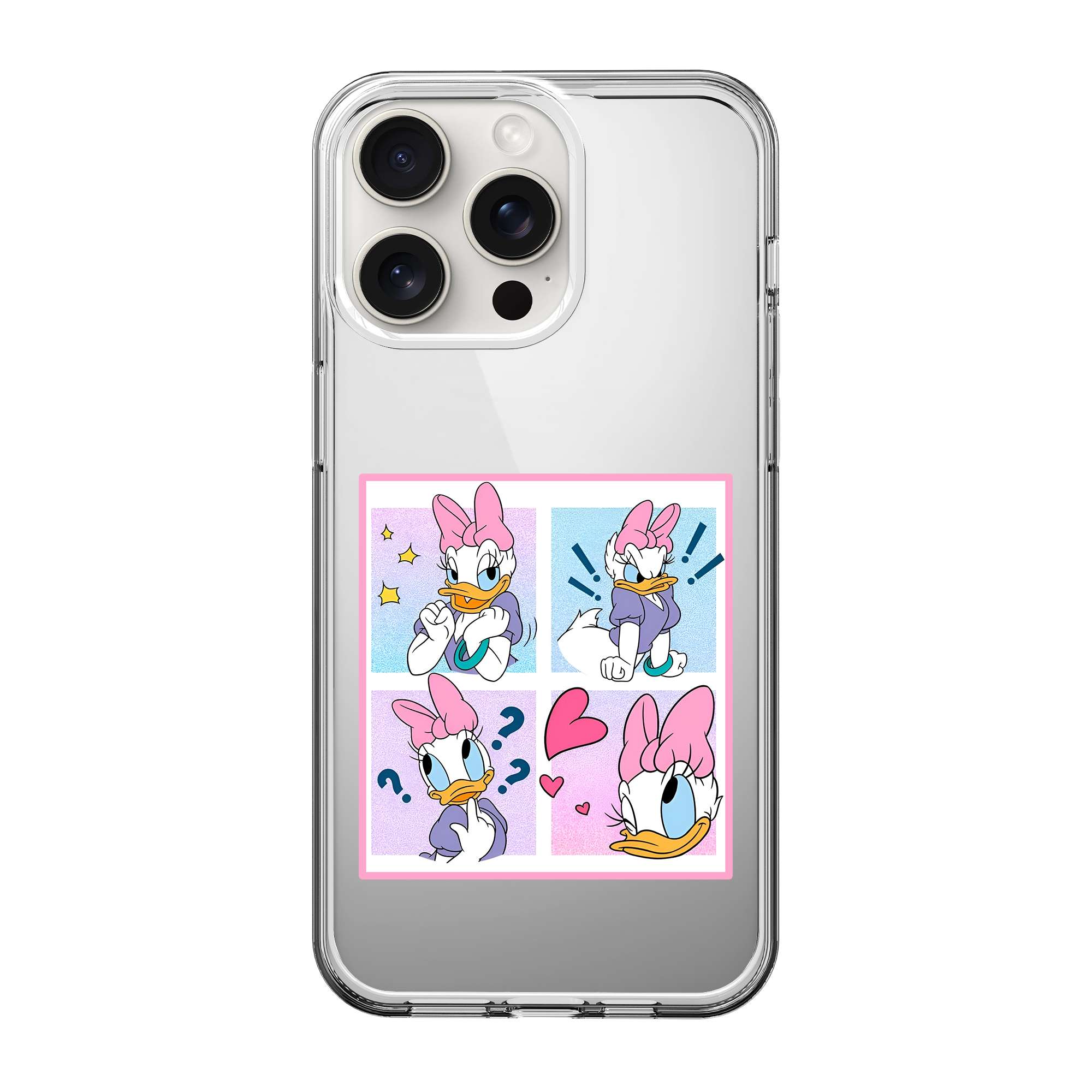 Daisy Duck Moods Clear Case