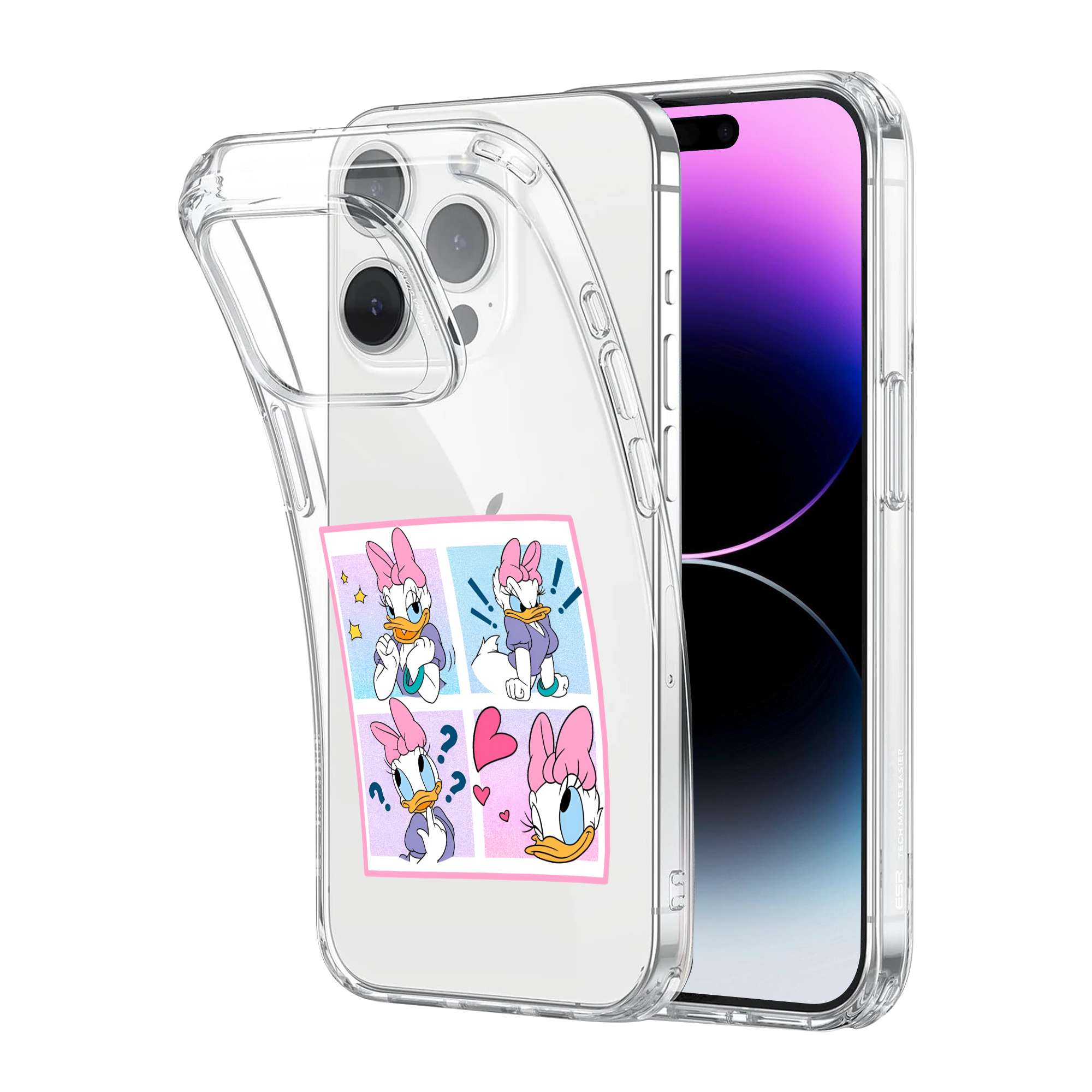 Daisy Duck Moods Clear Case - Image 2