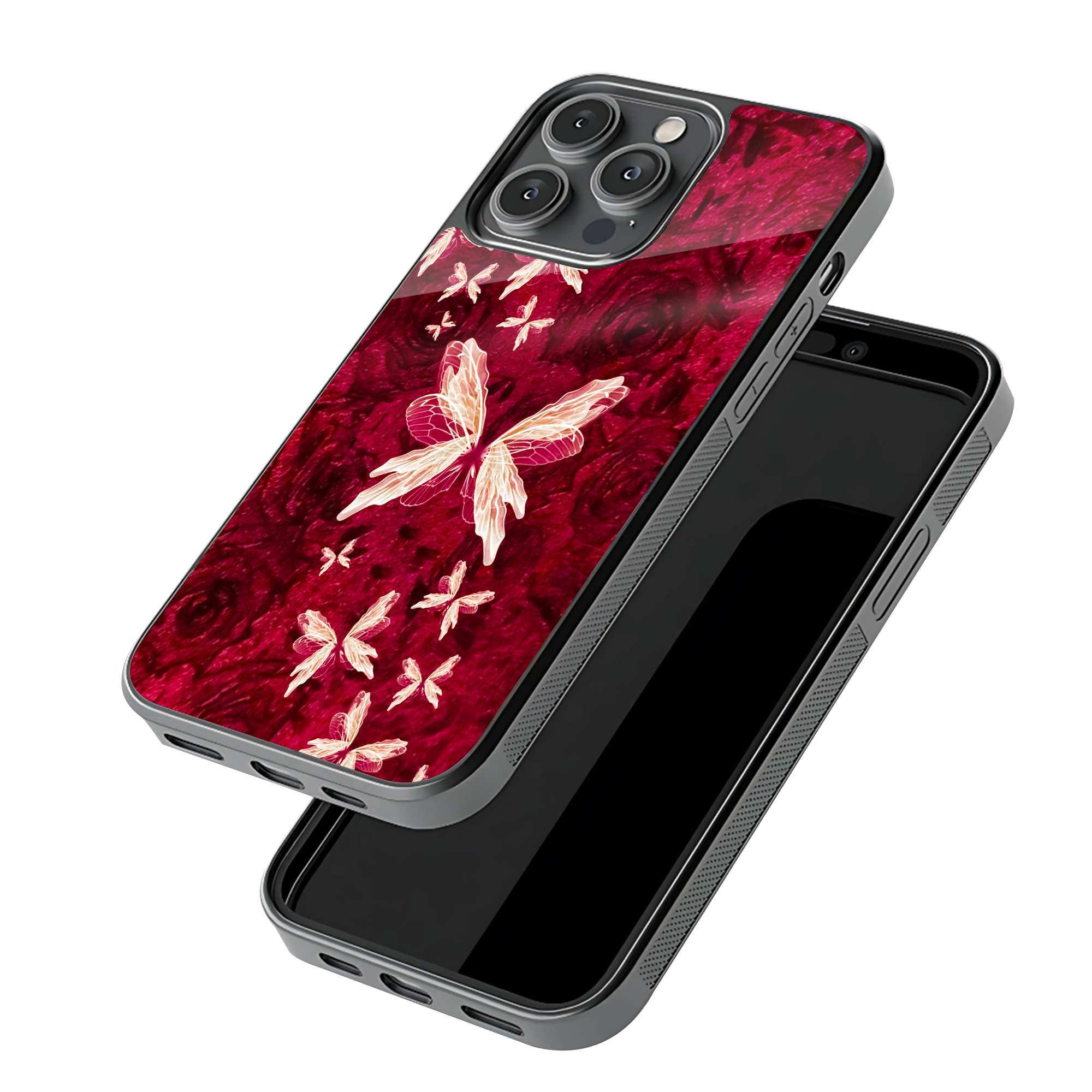 Butterflies Group Glass Case - Image 3