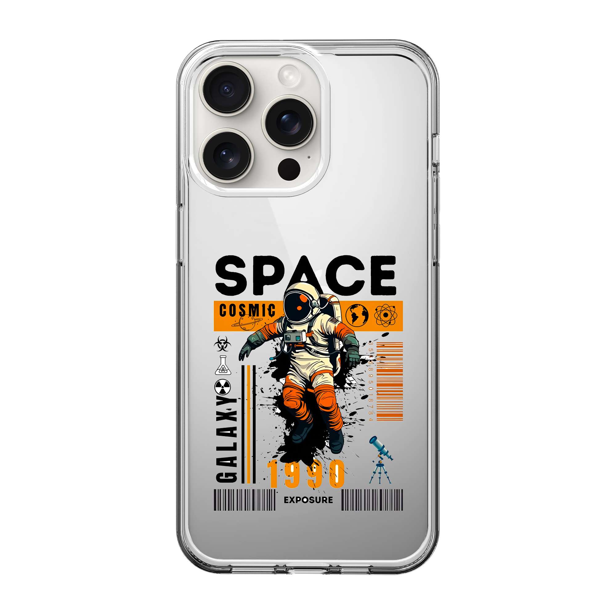 Cosmic Space Clear Case