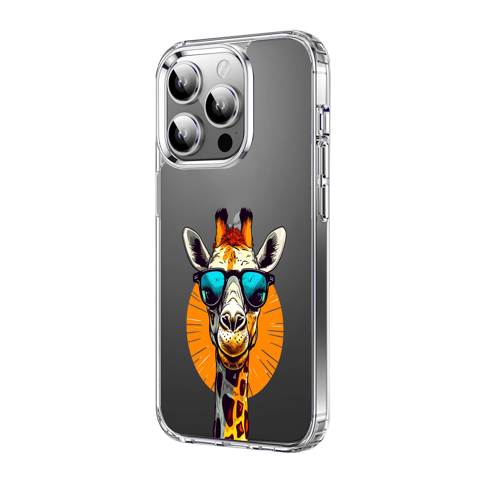 Cool Giraffe Clear Case - Image 3