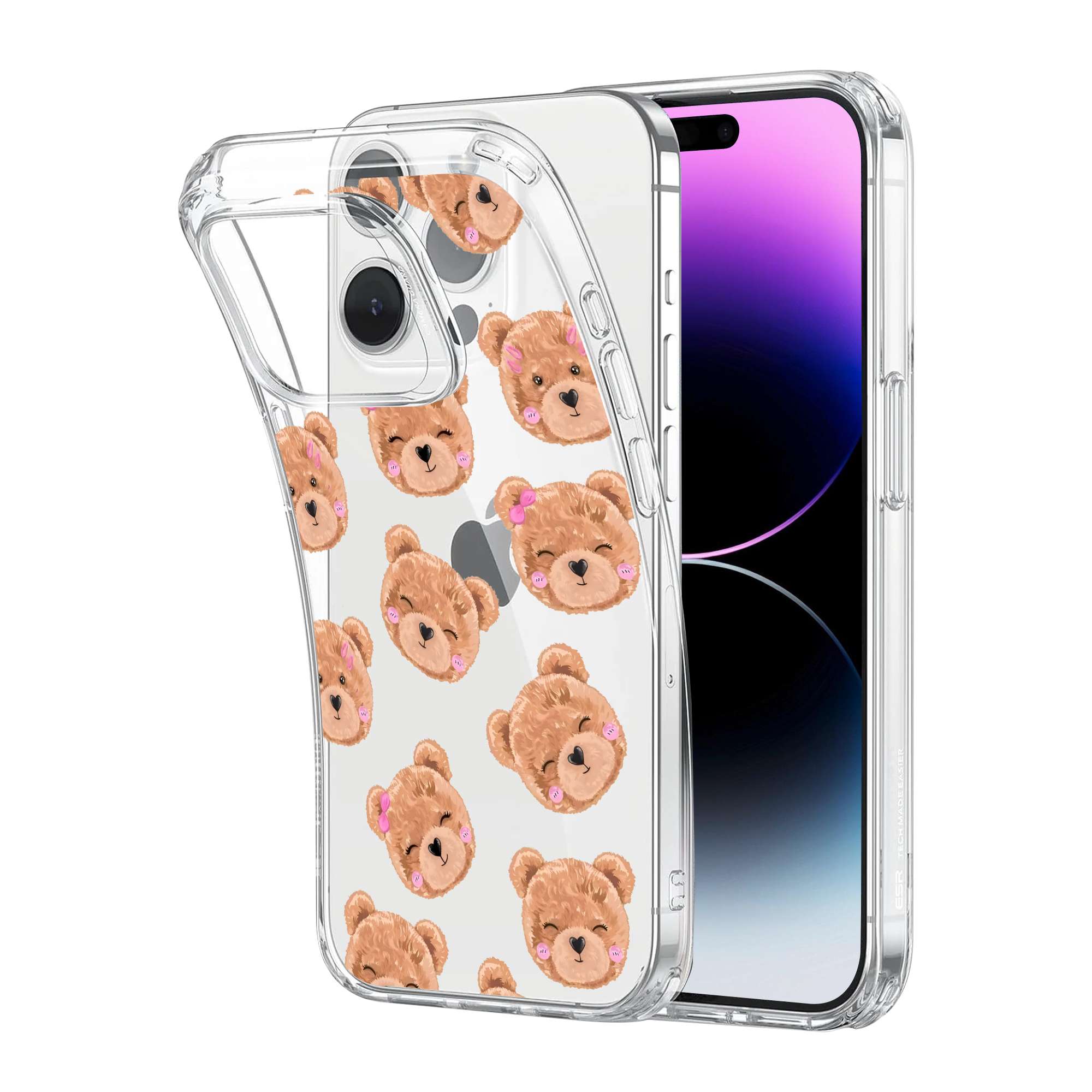 Blushing Bears Clear Case - Image 2