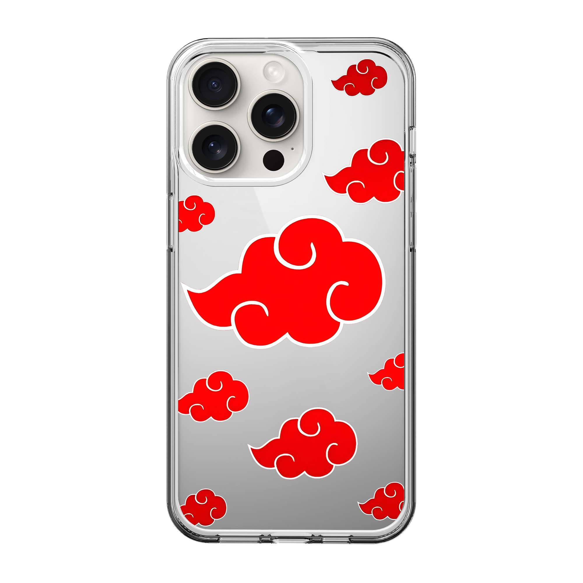 Anime Red Cloud Clear Case